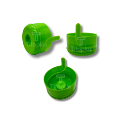 T1042 - Tapas Sin Liner Para Bidón de 20 Litros - Verde